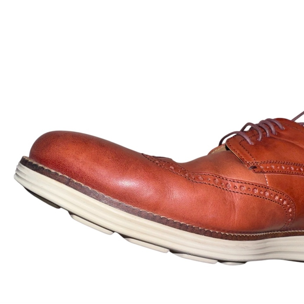Cole Haan Brown Leather Oxfords - Picture 3 of 16